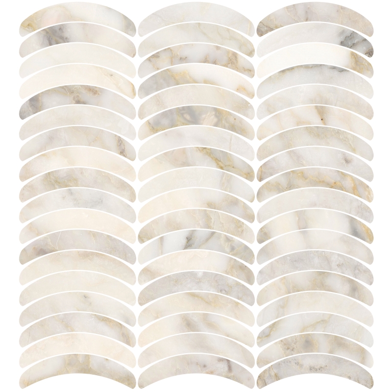 CALACATA - 1X4/12X12, GIALLO, HONED